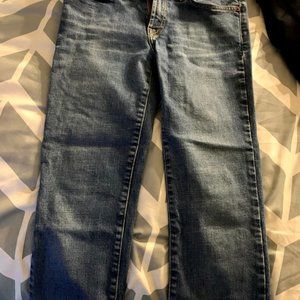 Womens Capri Lucky Jeans Size 2